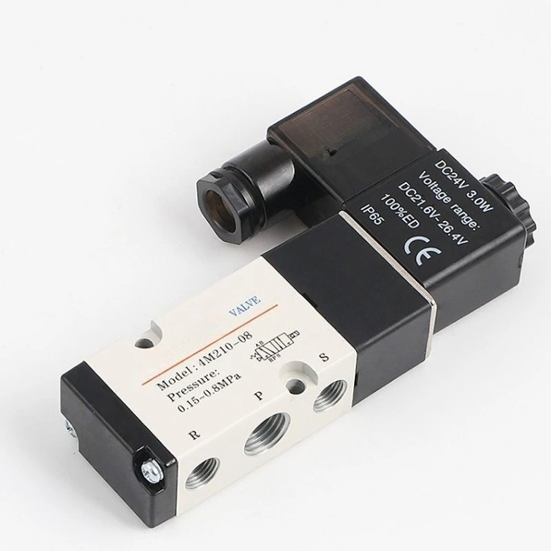 5/2 Way Pneumatic Solenoid Valve 4V210-08, Air Directional Control Valve, Available 4V310-10 4V410-15, AC220V DC24V