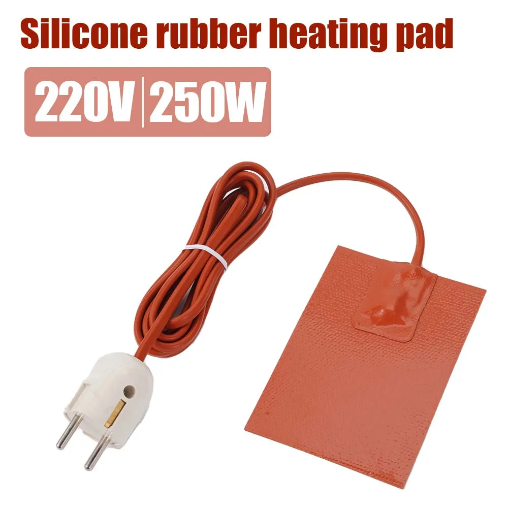 

Winter Car Engine Heating Heater Pad With EU Plug 220V 300W Engine Oil Tank Waterproof Silicone Heater Pad Car Accessories