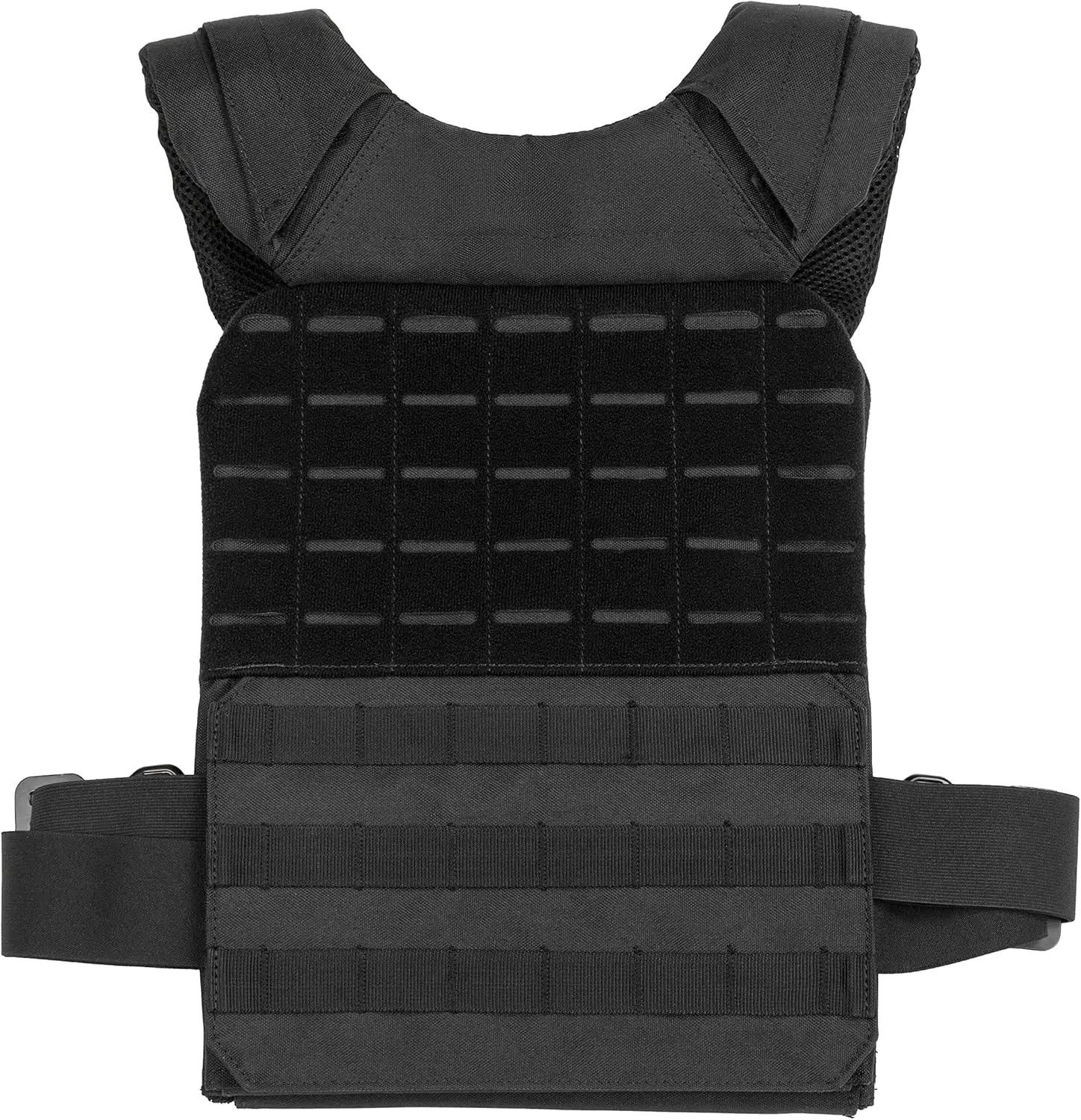 Men's Workout Weighted Vest for Strength Training, Durable Material, Black Color, Quick-Release Design