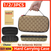 Hard Carrying Case Shockproof Portable Storage Bag EVA Anti-scratch Hardshell Case with Mesh Pocket&Handle for Anbernic RG556