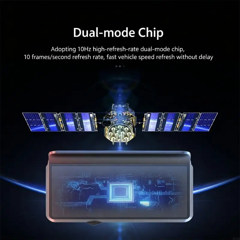 M76E Mehrfarbiges Head-Up-Display mit Echtzeit-Geschwindigkeitsrichtung und Ermüdungserinnerungsfunktion, HUD-Projektor ABS für – Detail 5