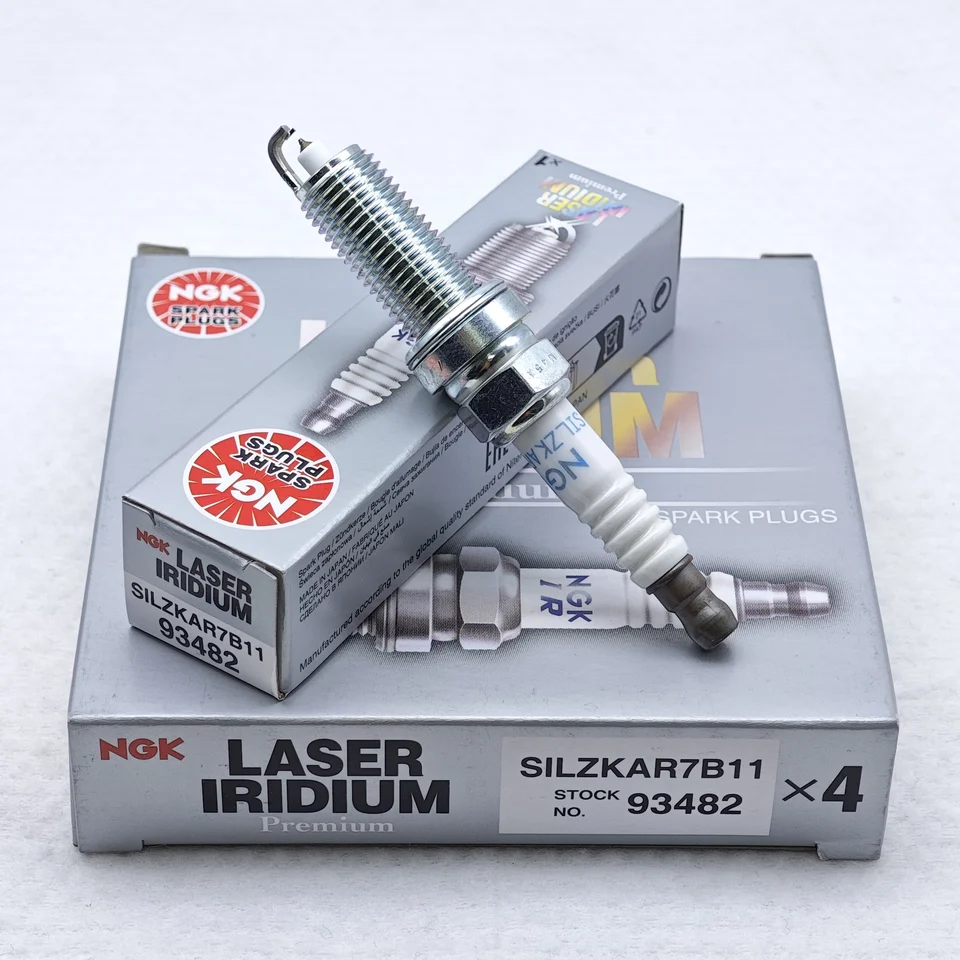 2pcs 4pcs Original NGK Iridium Spark Plug SILZKAR7B11 93482 For
