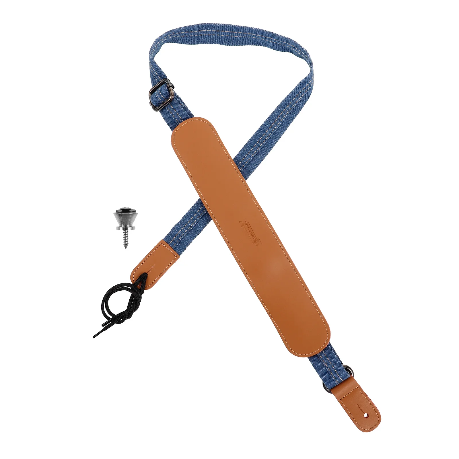 

Universal Ukulele Strap Adjustable Padded Shoulder Crossbody Sling For All Sizes Endpin Included Nylon Instrument