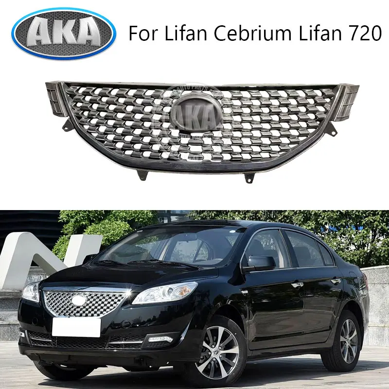 

Front Bumper Grille Mask Radiator Grille For Lifan Cebrium Lifan 720 Car Grille Front Bumper Mesh Grill Car Accessories