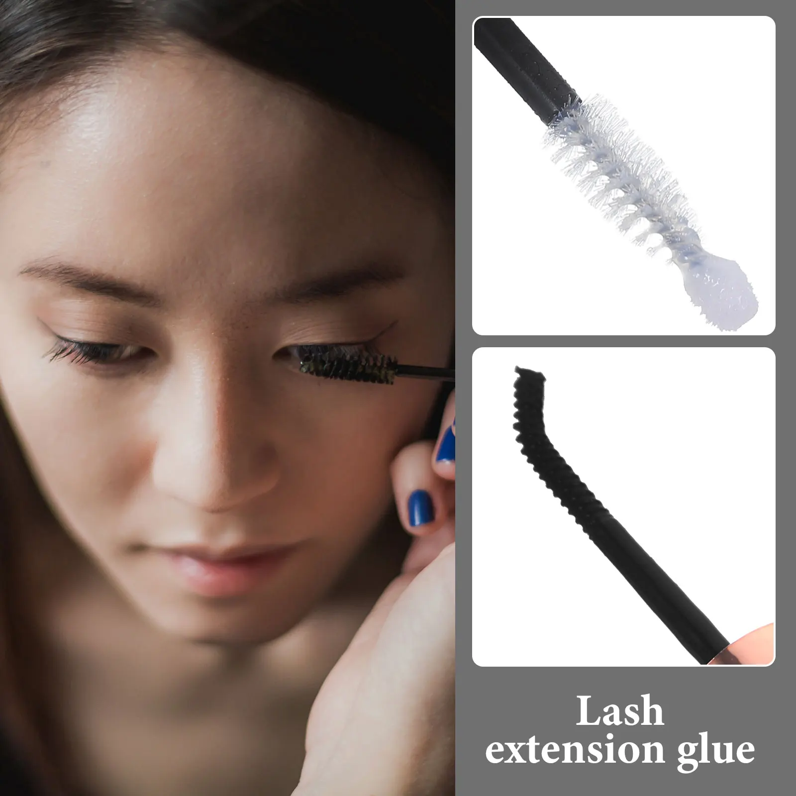 3 قطعة السندات ختم رمش تمديد أدوات كاذبة لاصق المزدوج نهاية قضيب التجفيف السريع عقد قوي طويلة الأمد لطيف آمنة سهلة