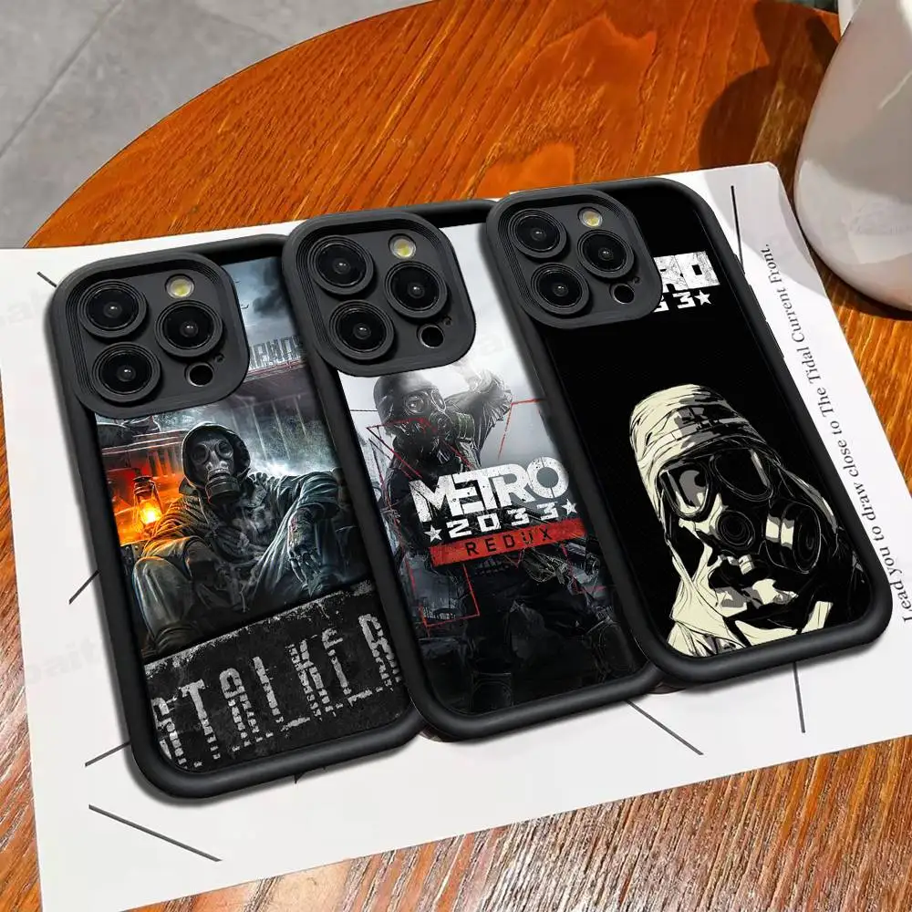 Post Apocalyptic Game Metro 2033 For IPhone 17 16 15 14 13 12 11 Pro Max Plus Phone Case Covers