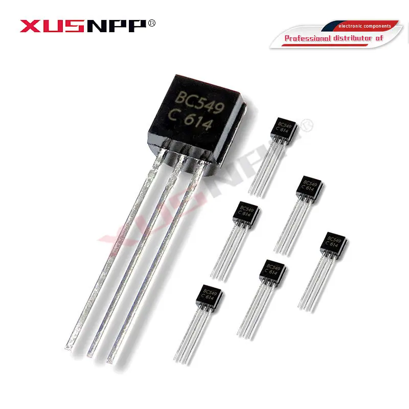 100PCS BC549C TO-92 BC549 TO92 Transistor BC549B BC548B BC547C BC547B BC547 BC546B BC560C BC560B BC560 BC548 BC546