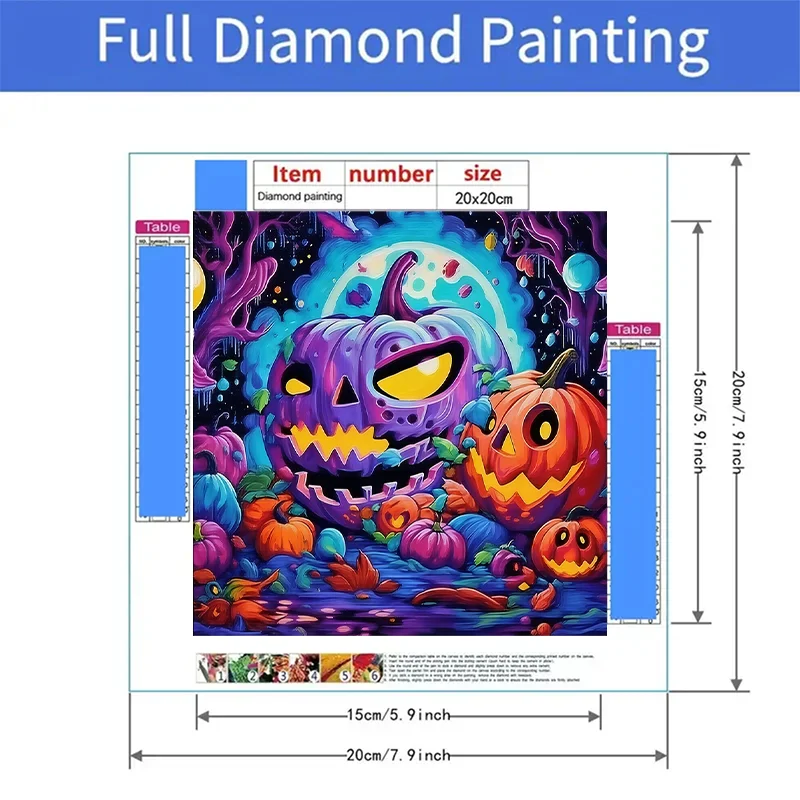 Multiple quantities available DIY Full Diamond Round Diamond Painting Set, Randomly Combined in the Main Pattern