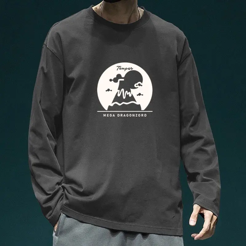 2024 Lente En Herfst Heren Nieuwe Splicing Pullovers Met O-hals Bedrukt Brief Mode Losse Minimalistische Casual Tops Met Lange Mouwen