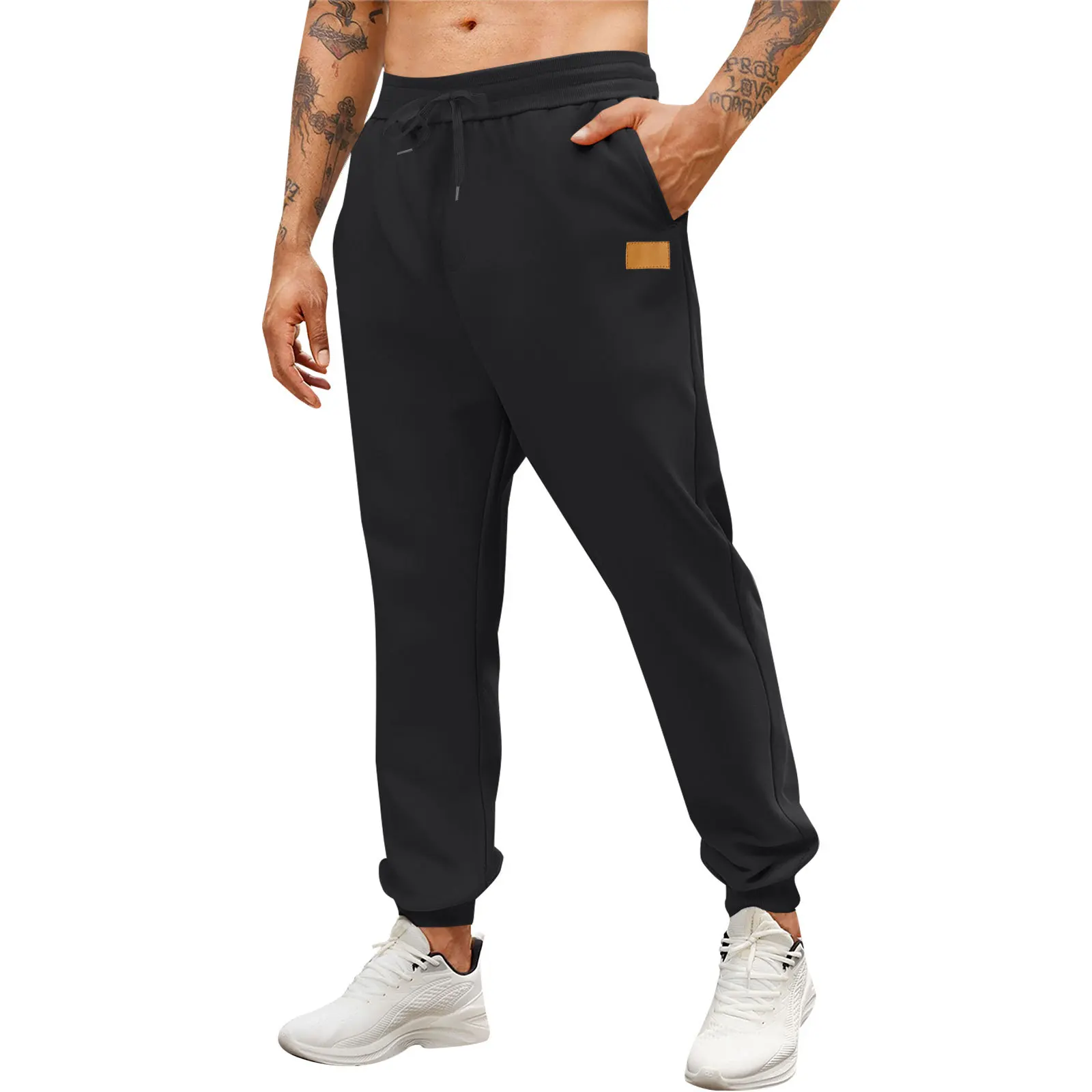 

New Hot Sale Of The Season Men's Autumn Winter Training Sports Long Pants Fitness Sweatpants Casual Loose Fit Bottoms Male Sport