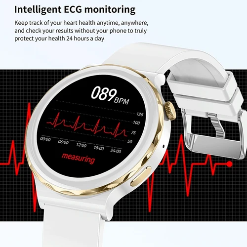 Imagen 2 del producto 2024 para Huawei ECG + PPG reloj inteligente de moda para mujer monitoreo de ritmo cardíaco impermeable Bluetooth llamada reloj inteligente para mujer para GT3 PRO