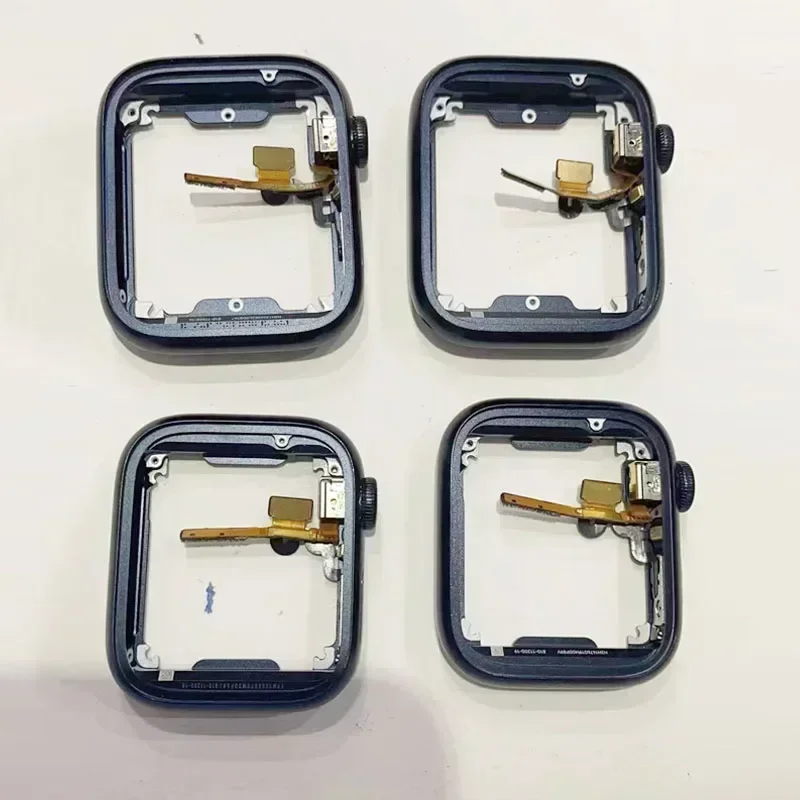 Middle Frame Housing with Digital Crown Power Button Speaker Flex Cable Assembly for Apple Watch Series 4 5 SE 6 7 40 Mm 44mm