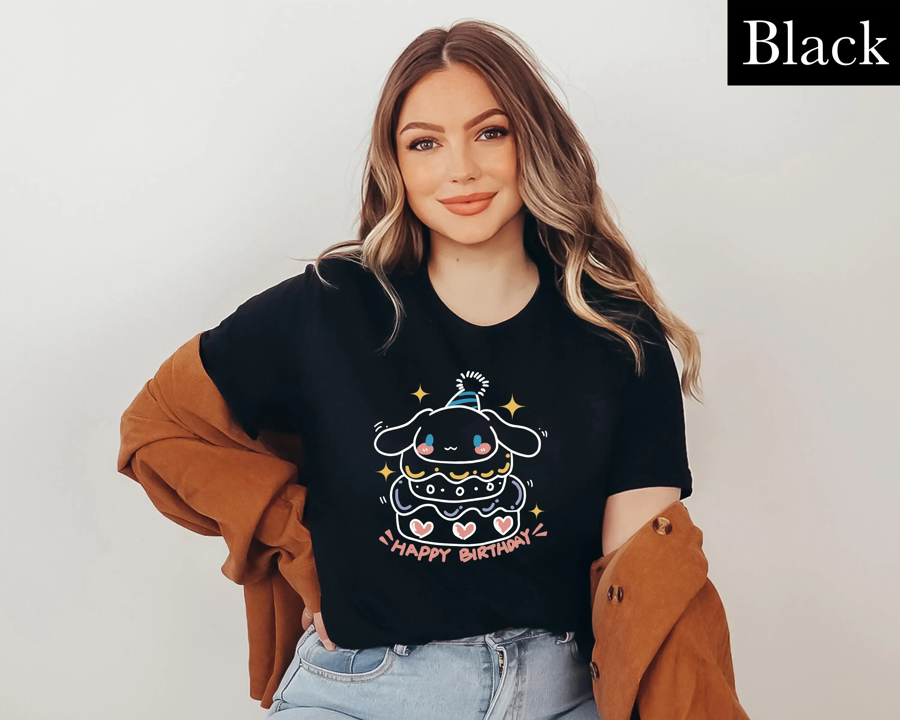 

Футболка Cinnamon Roll THEllo Cat — кавайные хлопковые всесезонные базовые рубашки унисекс, топы и уличные футболки с рисунком