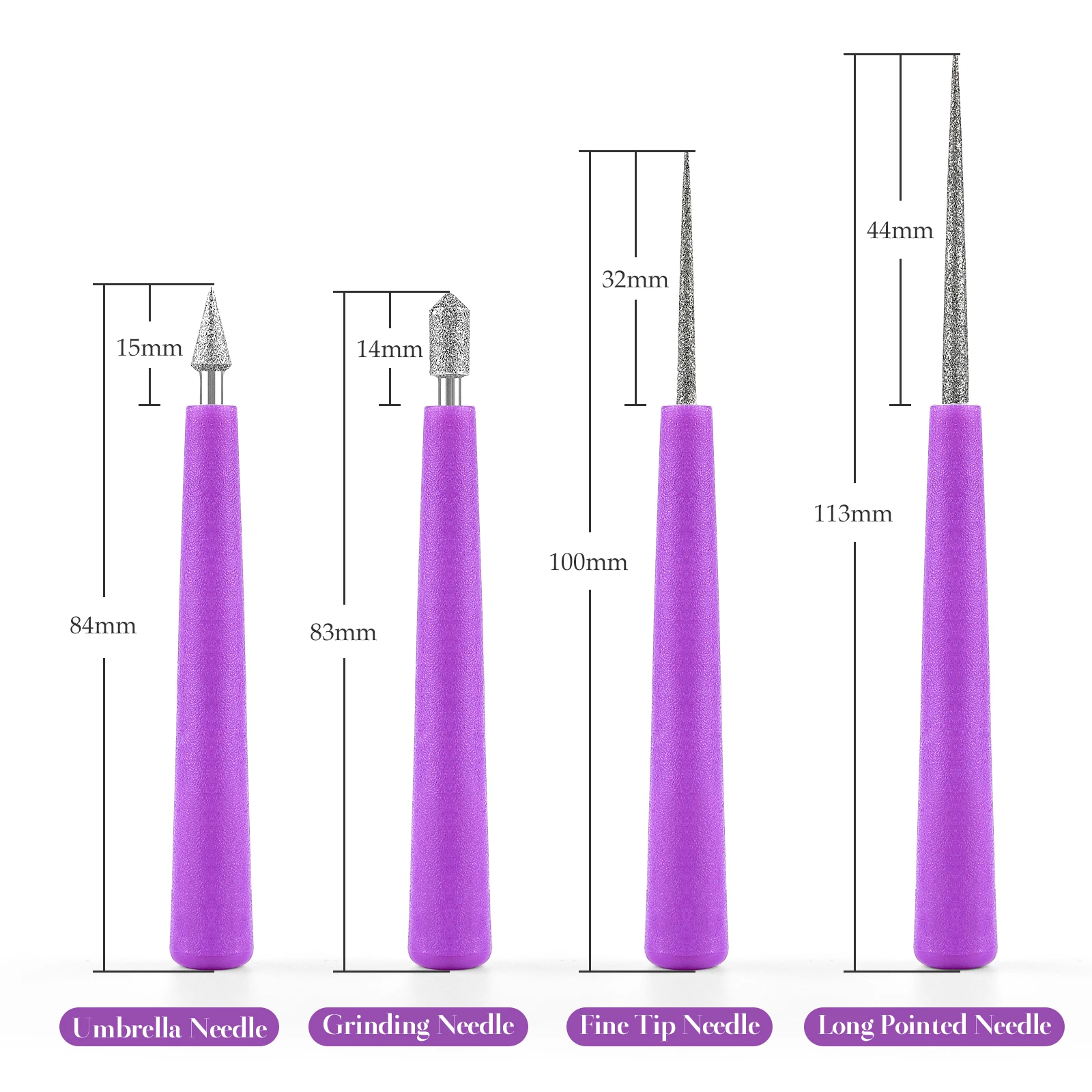 4 Pieces Diamond Bead Drill Hole Puncher Glass Plastic Metal Wood Bead Hole Puncher Bead Drill DIY Jewelry Making Tool