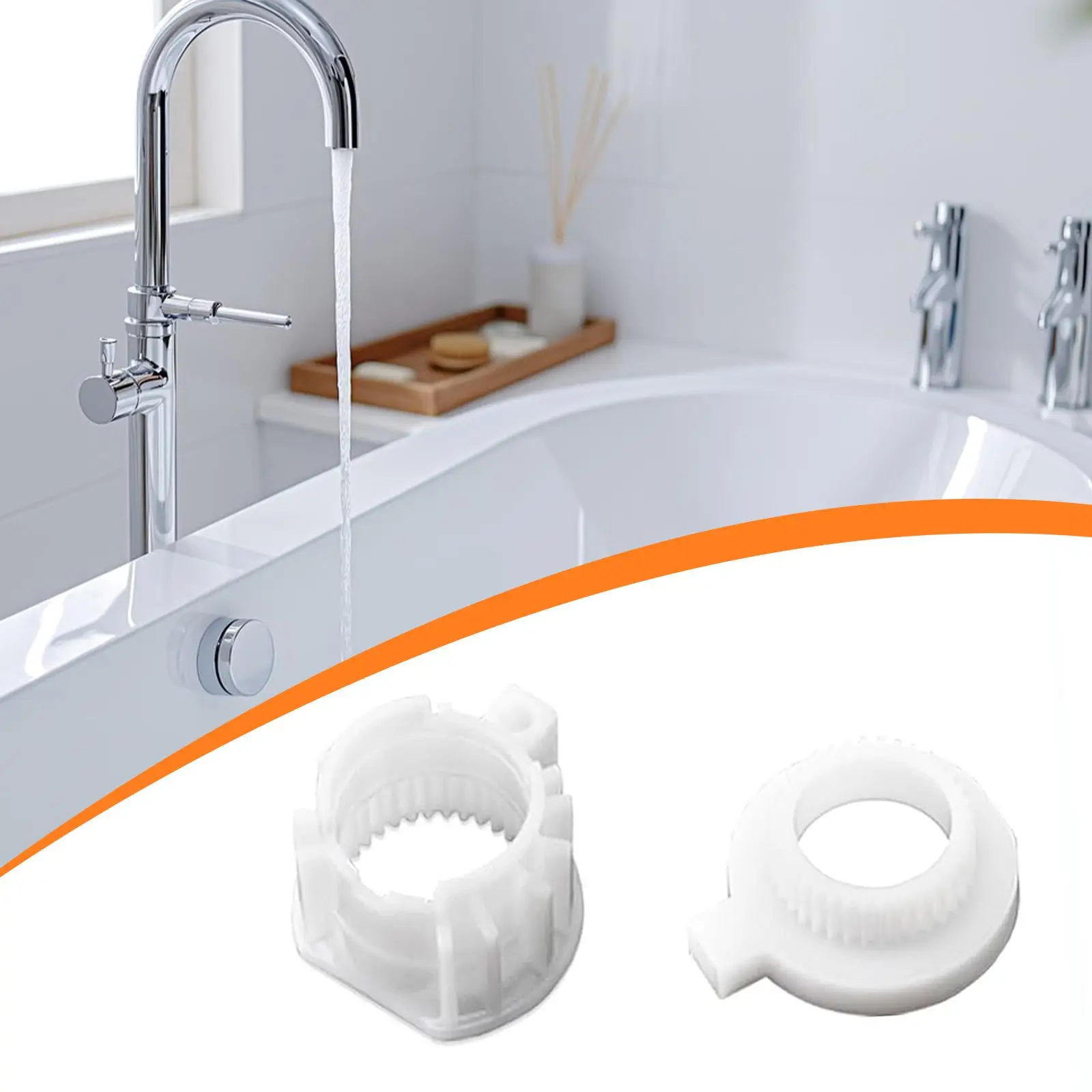 Tub Shower Faucet Temperature Limit Stop Kit High Quality Plastic Reliable Repair Accessories for Bathroom Easy to Use