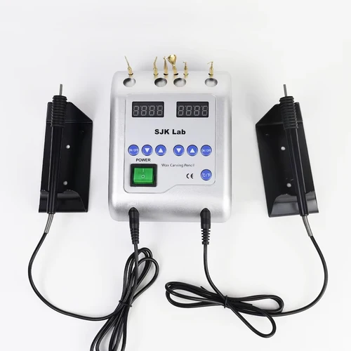 Máquina de tallado de cera eléctrica para laboratorio Dental + 6 puntas de cera + 2 bolígrafos herramientas de odontología para laboratorio dental