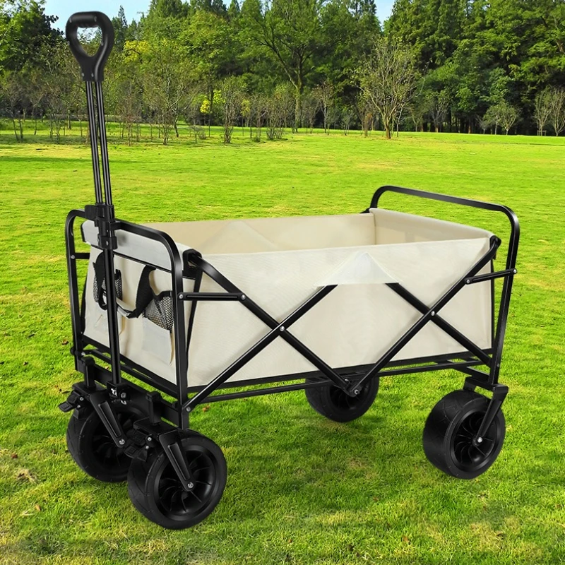 Outdoor Camping Trolley - Carrito Plegable para Campamento y Picnic,