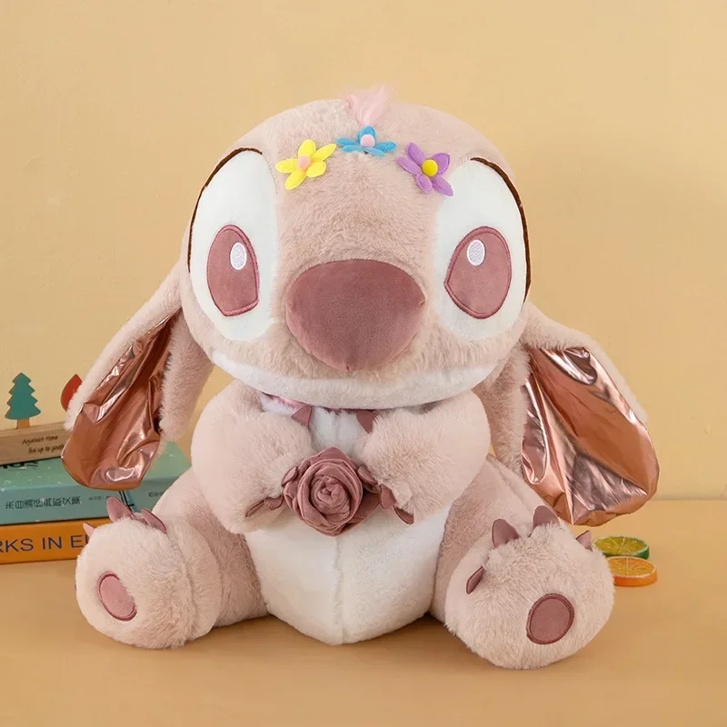 40/55 centimetri Disney Angelo Punto Che Abbraccia Fiori Peluche Del Fumetto Morbido Farcito Bambola Cuscino Decorazione Ragazza Regali di San Valentino