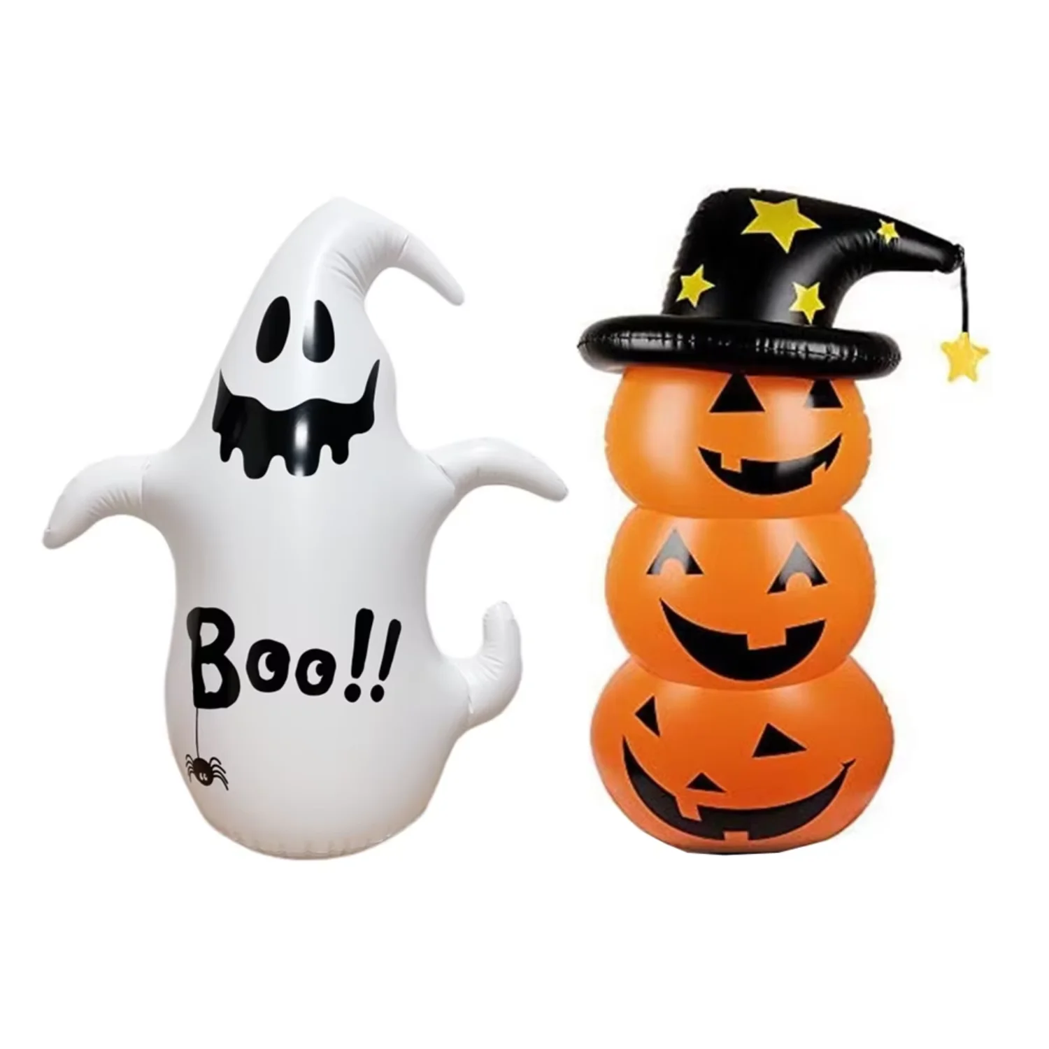 Halloween Pumpkin Ghost Inflatable Toy for Outdoor Decorations - Promotional Use