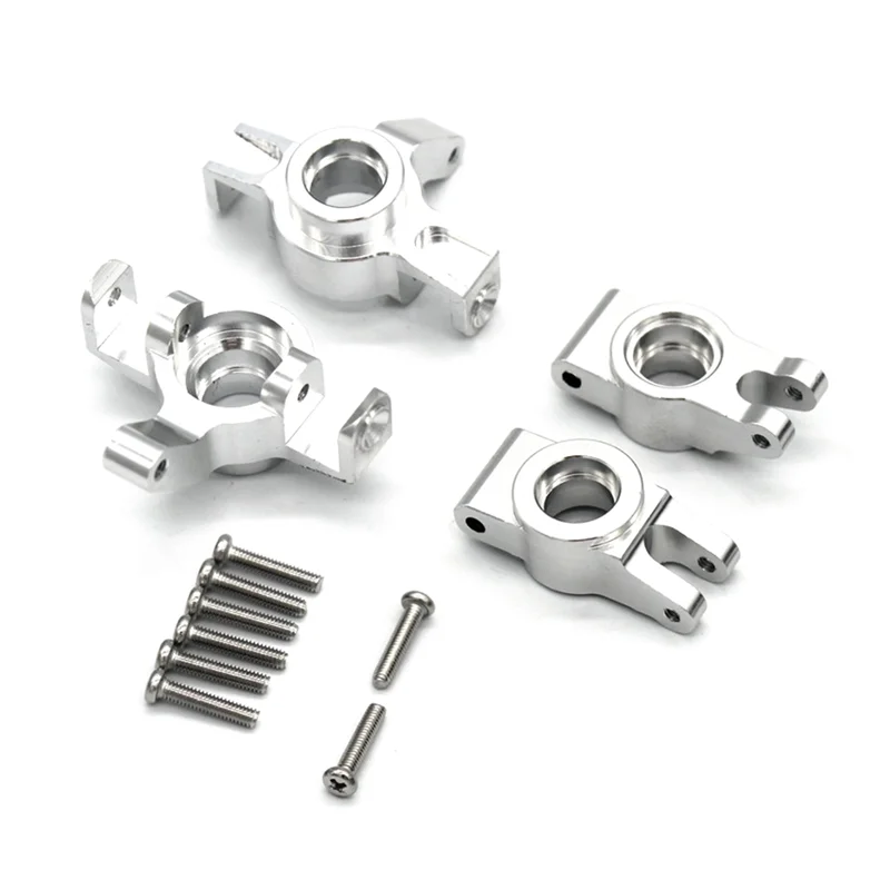 Metal Front Steering Cup and Rear Hub Carrier for MJX Hyper Go 14301 14302 1/14 RC Car Upgrades Parts Accessories,3