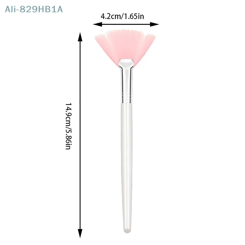 Facial Skin Care Brush Fan Shaped Facial Makeup Mask Brush Soft Bristle Cosmetic Brush Beauty Salon Supplies Spa Beauty Tools