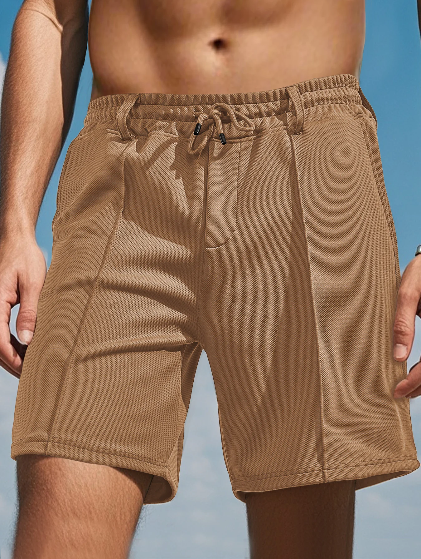 2025ins Men's shorts Mesh fabric quick drying Heavy duty beach pants Sports and leisure pants Hot sale Men's wear