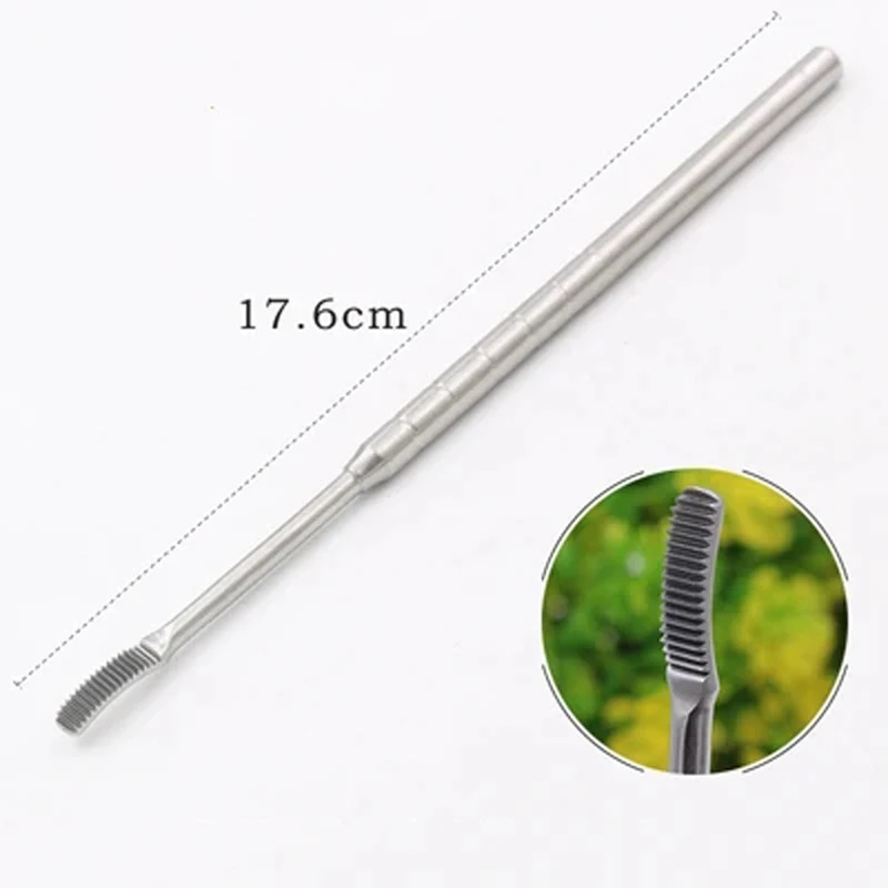 Stainless Steel Nasal Shaping Instrument Nasal Bone Rub Straight Edge External Arc Internal Arc Cosmetic Plastic Surgery Tool Na