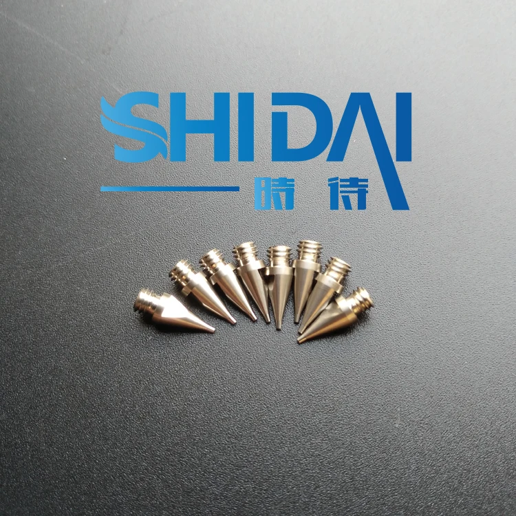 2pcs High Precision Dispensing Needle Musashi Split Needle Stainless Steel Dispensing Needle Bayonet Threaded Needle