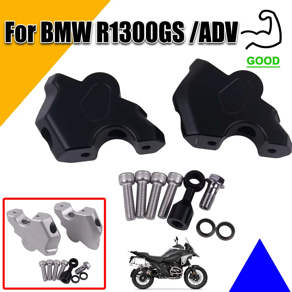

Motorcycle Accessories Handlebar Height Increase Heightening Handle Bar Mount Clamp For BMW R1300GS R 1300 GS R1300 GS R 1300GS