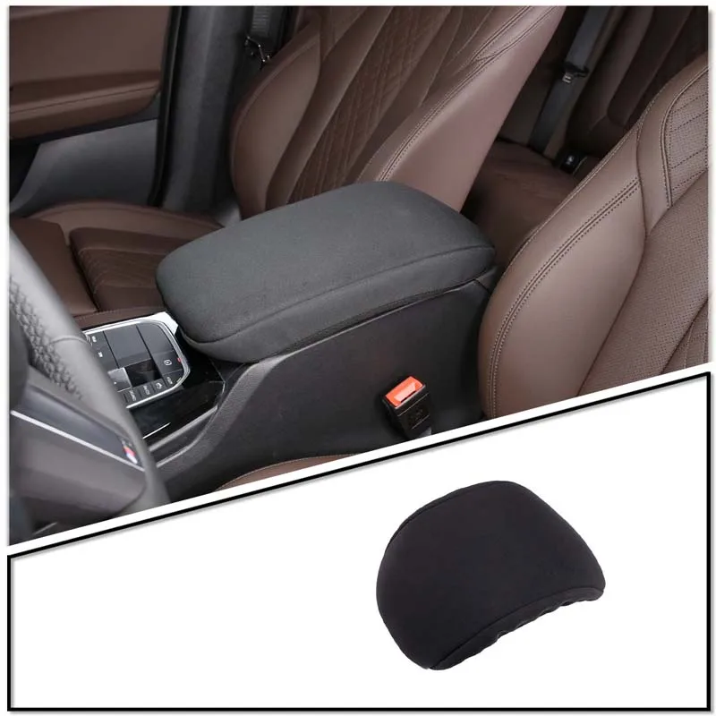 

For 2018-2022 BMW X3 X4 G01 G02 Cloth Arts car styling Car central control armrest box cover sticker car interior accessories