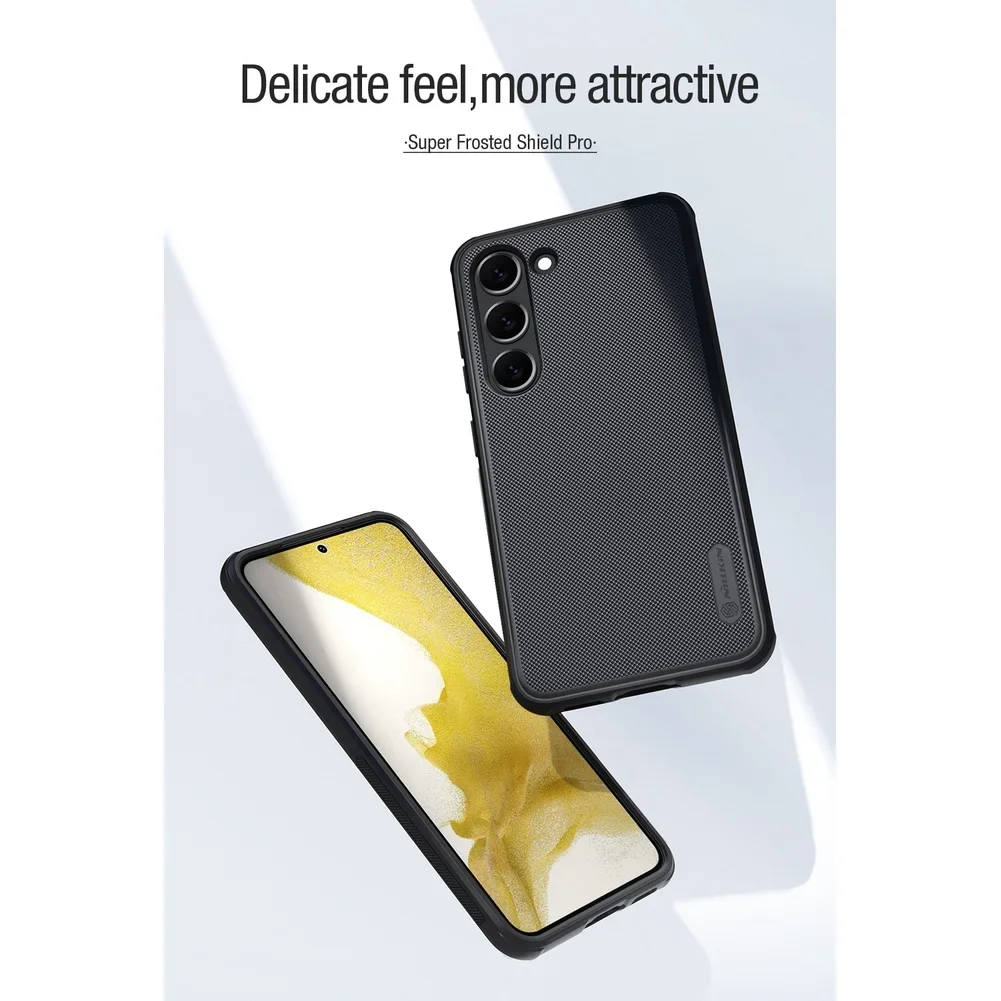 Nillkin Magnetic Super Frosted Shield Pro Case For Samsung Galaxy S23 Phone Case Ultra Thin Matte TPU + PC