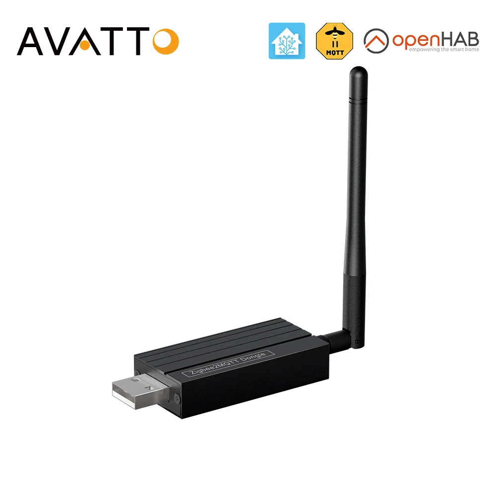 AVATTO Zigbee 3.0 USB Dongle Plus,Wireless Bridge Zigbee Gateway Hub Zigbee Dongle USB Interface Capture