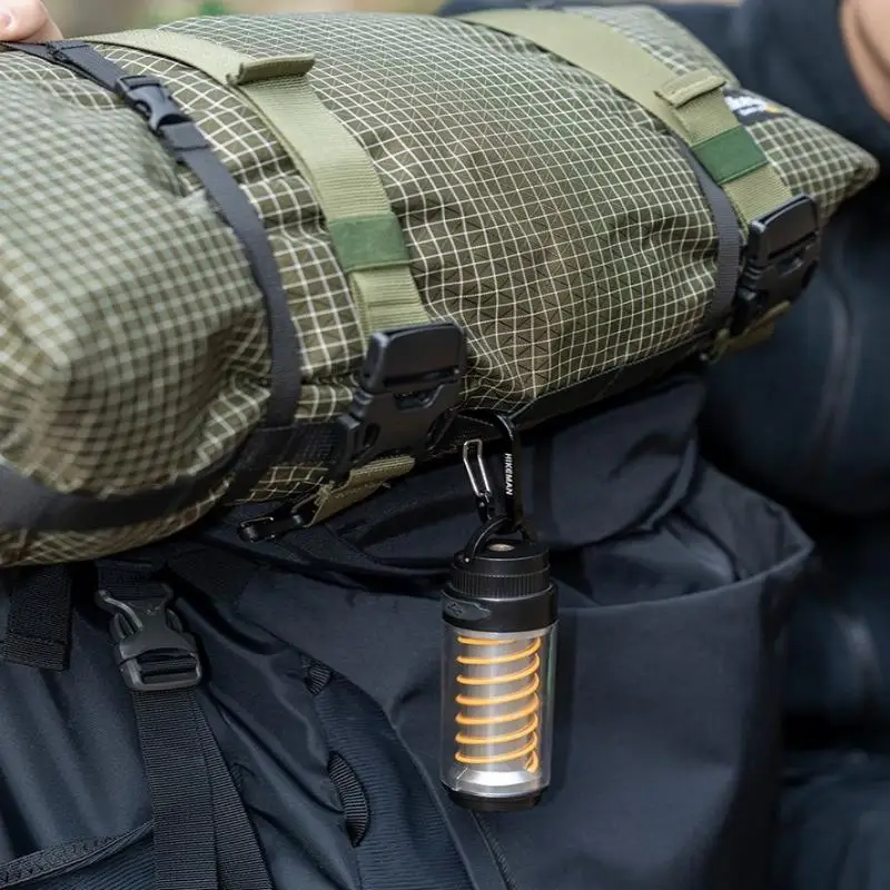 Multifunktionaler Dacron-Rucksack mit leichter, erweiterbarer Aufbewahrungstasche, perfekt zum Wandern, Camping und Backpacking. – Detail 8