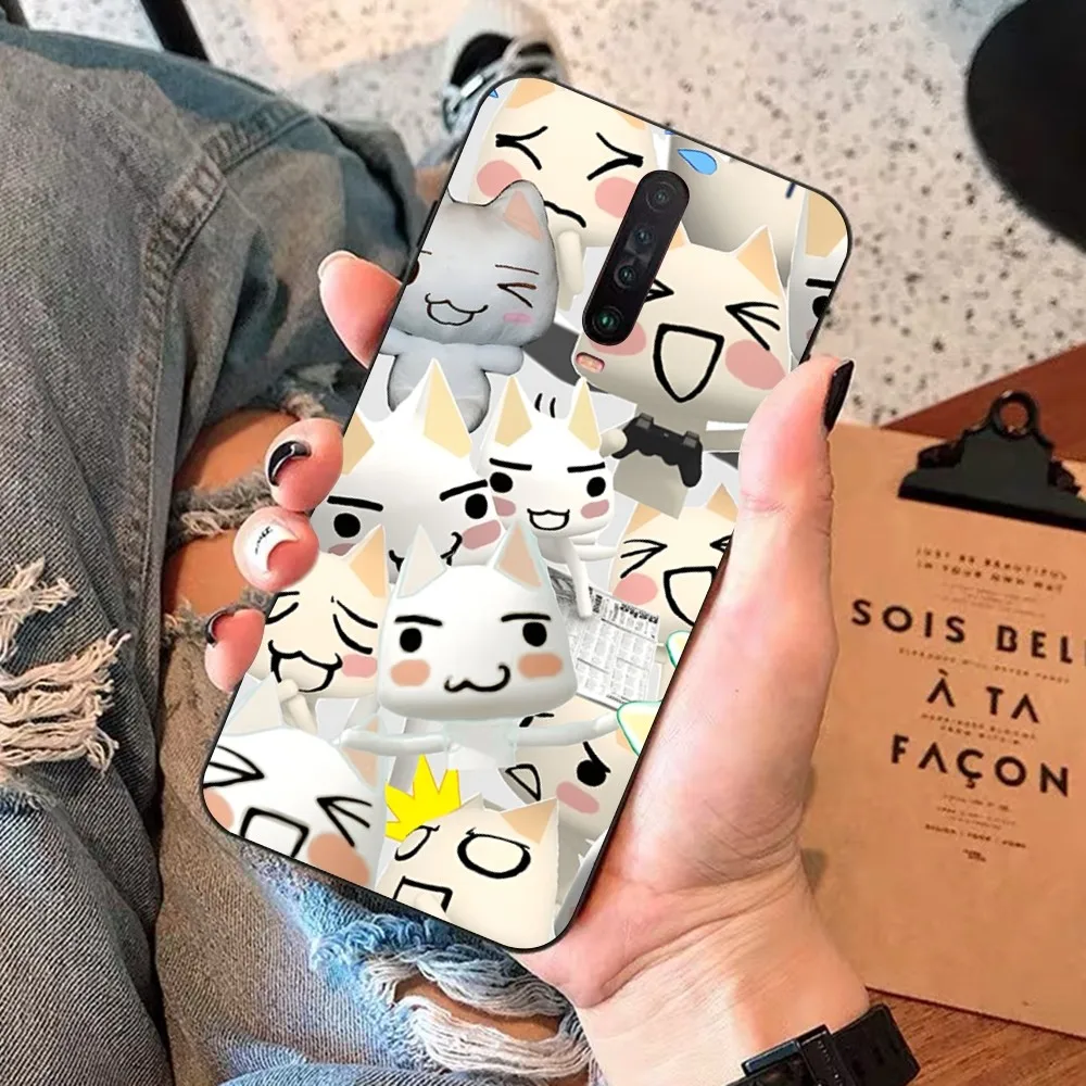 INS Cute Toro Inoue Cat Phone Case For Redmi 5 6 7 8 9 10 Plus Pro 6 7 8 9 A GO K20 K30 K40 Pro Plus F3 Fundas