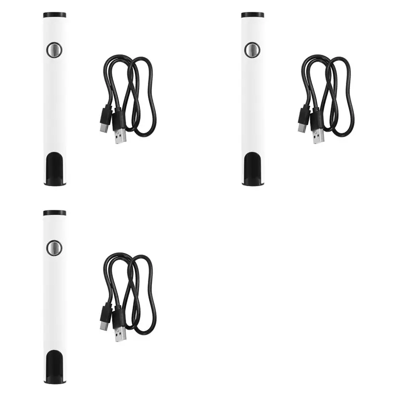 ABVJ-3X 510 Thread Battery Cart Pen Headless Electric Soldering Iron With Adjustable Temperature Soldering Iron Kit White