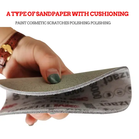 3M Trizact Pyramid-sandpapper med svamp P3000 P5000 precisionsslipning 6 8 best sales 3m sandpapper - №1