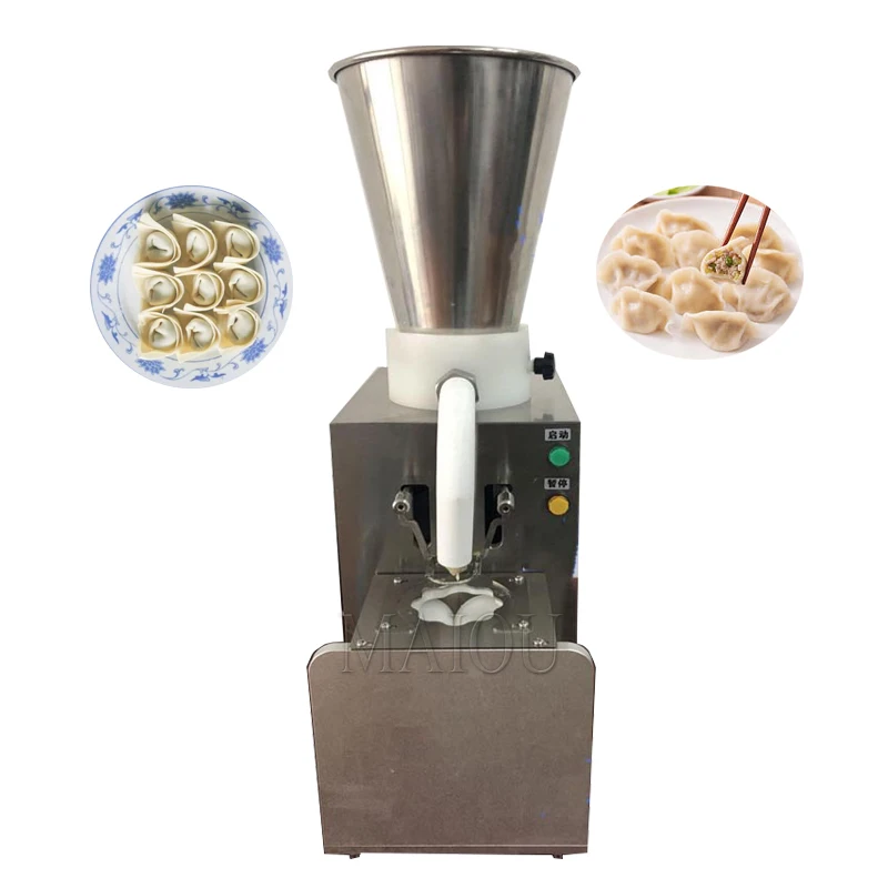 

Commercial Semi Automatic Wonton Soup Dumpling Making Machine 110V 220V