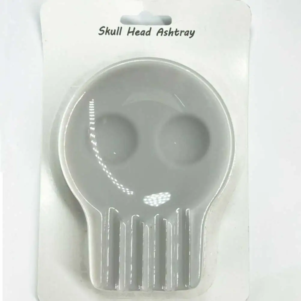 

Skull Ashtray Smoking House Creative Funny Cool Ashtrays Dead Decor Garden Ornament Cigarette Household
