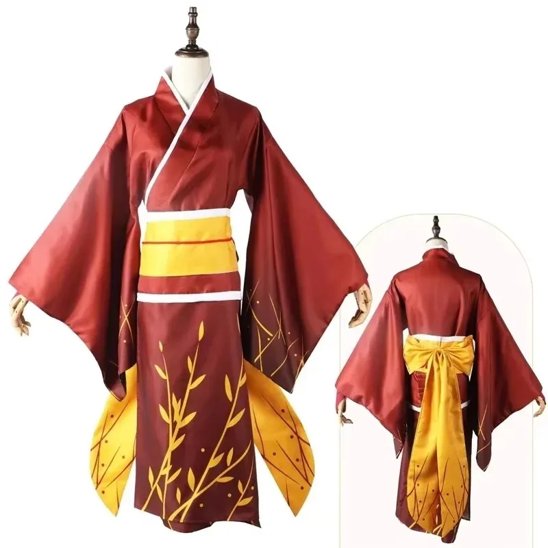 Anime Bungo Stray Dogs Izumi Kyouka Cosplay Kimono Outfits Women's Halloween Carnival Costume Kyouka's Wig Headdress