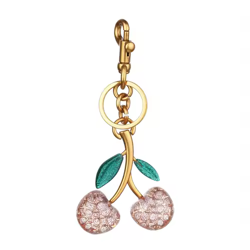 Cherry Charm Handbag Pendant Keychain for Women's Exquisite Internet-famous Crystal Cherry Bag Accessories High-Grade Pendant - Image 9