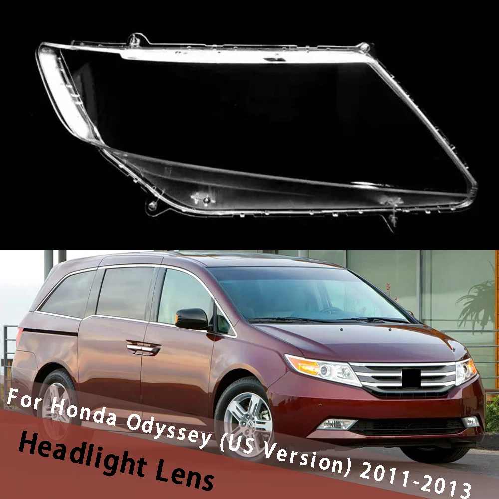For Honda Odyssey (US Version) 2011 2012 2013 Car Headlamp Housing Cover Headlight Shell Plexiglass Replace Original Lens