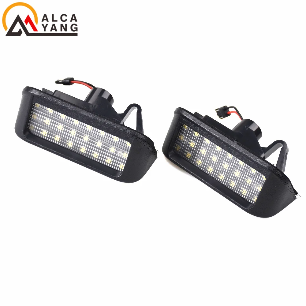 2 Stück Canbus LED-Kennzeichenbeleuchtung für Peugeot Expert Partner Citroen Berlingo Jumpy Fiat Scudo Toyota – Detail 2