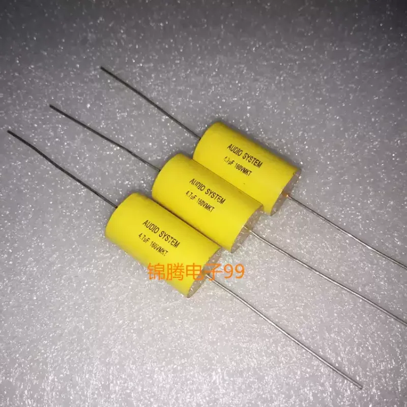 10-100pcs German AUDIO SYSTEM 4.7UF 160V MKT distributor with axial infinite capacitors
