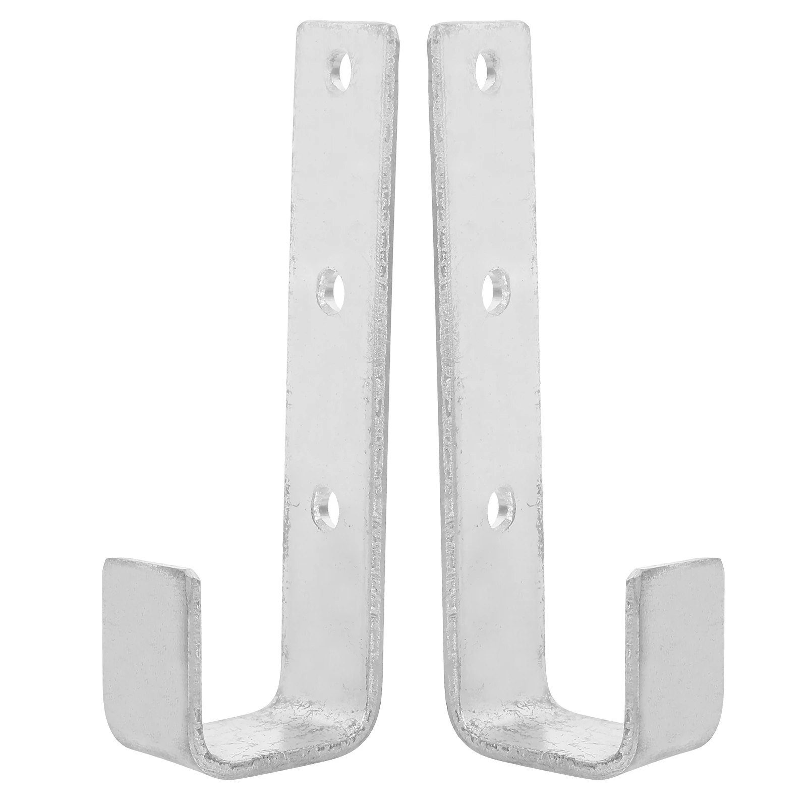 

2pcs Kids Bed Ladder Hooks Iron Bunk Accessories Straight Bracket Silver Color Long Lasting Safety Sturdy