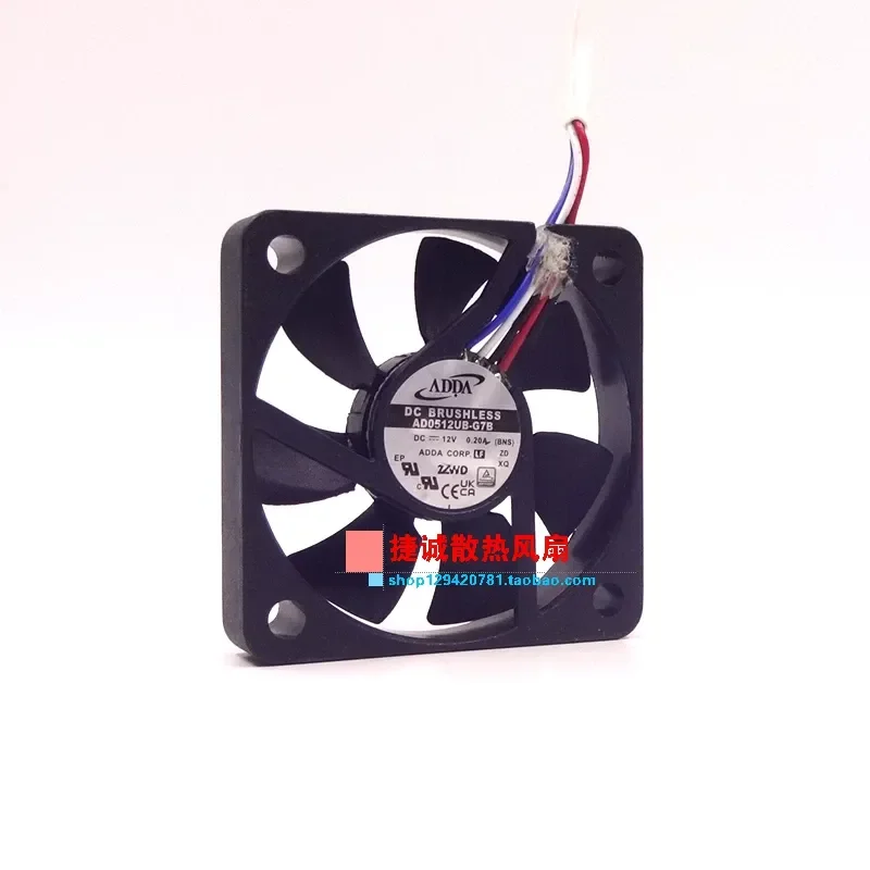 AD0512UB-G7B Original ADDA 12V 0.20A 5010 5CM 4-wire PWM temperature control, chassis fan
