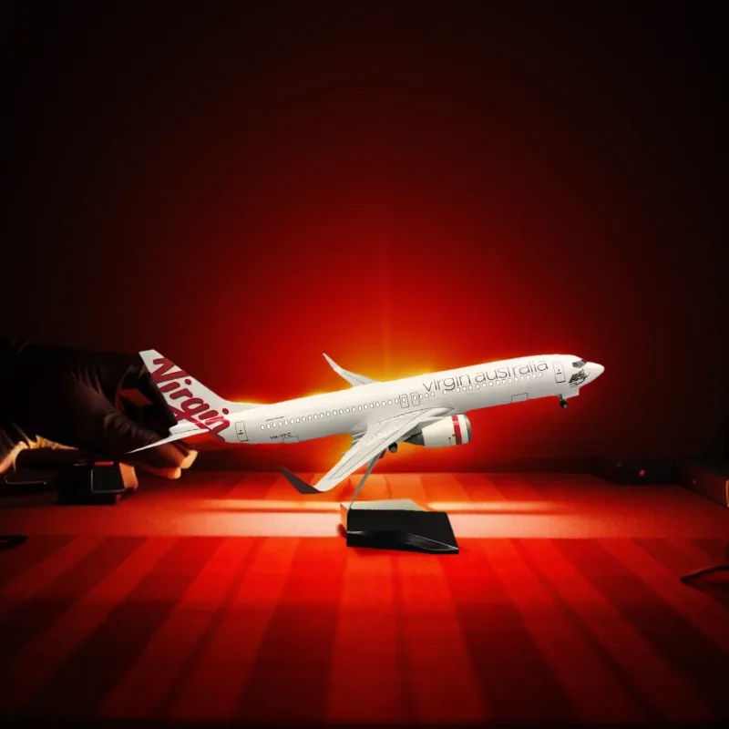 

B737 Virgin Australia Airlines Aircraft Model 47cm Resin Miniature Large Model Diecast Toy Airplane For Boys Kits With Souvenir