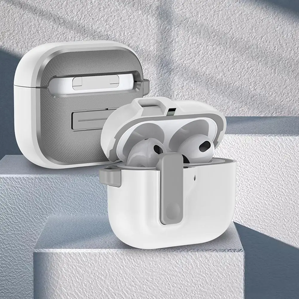 Funda protectora para Airpods 4, funda protectora de silicona para auriculares Apple, accesorios para auriculares inalรกmbricos Airpods 4