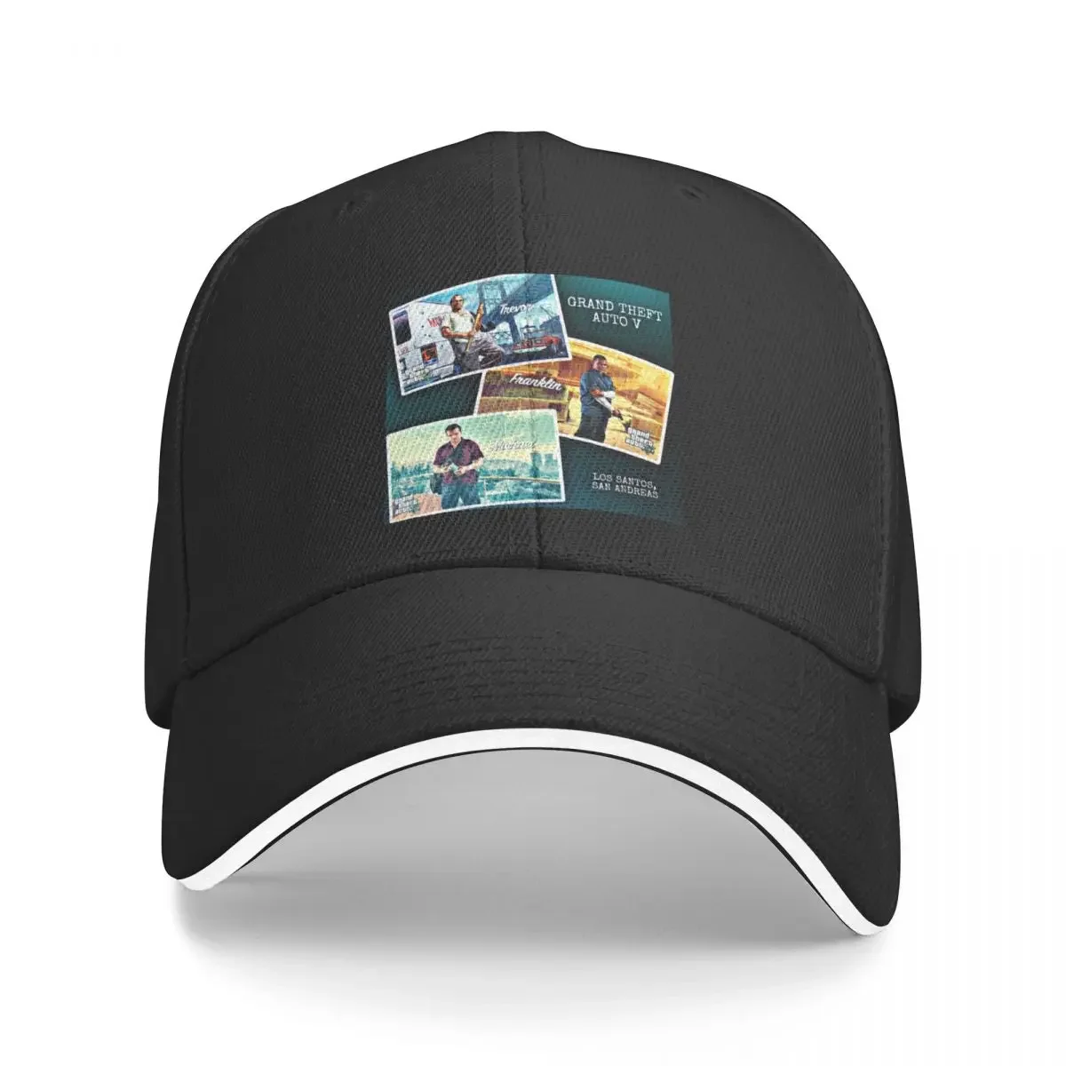 GTA V Story Characters Collection Baseball Cap Big Size Hat hats for men Hat Man Luxury Golf Wear Women Hats Men's