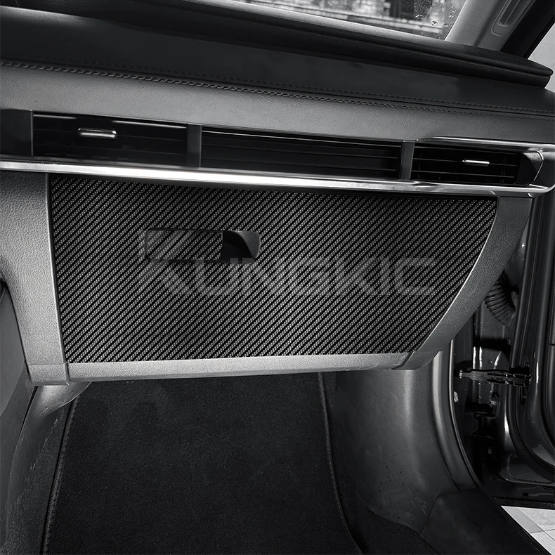 Für Mazda 3 Axela 2019 2020 2021 2022 2023 2024 2025 LHD RHD Auto Beifahrerbox Anti-Kick Wildleder Carbonfaser-Stil Schutzaufkleber – Detail 14