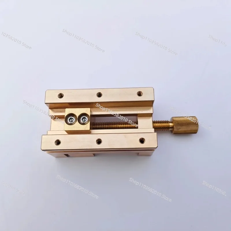 High Precision Brass Vise, Mini Bench Vise Clamp with 33mm Jaw Opening